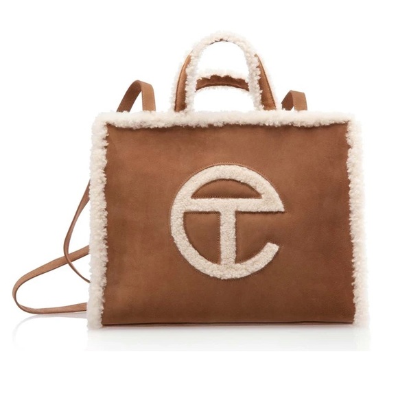 Telfar Handbags - UGG x TELFAR Medium Shopper - Chestnut